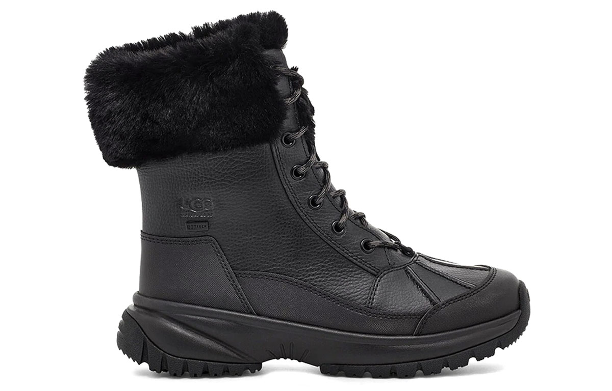 Order (W) UGG Yose Fluff 黑色雪地靴 1112328-BLK