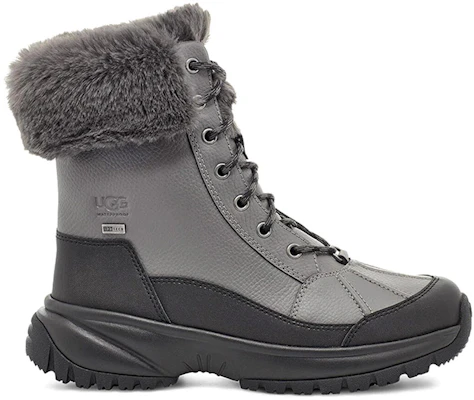 (W) UGG Yose Fluff But Salji Kelabu Gelap 1112328-DGRY Order (W) UGG Yose Fluff But Salji Kelabu Gelap 1112328-DGRY