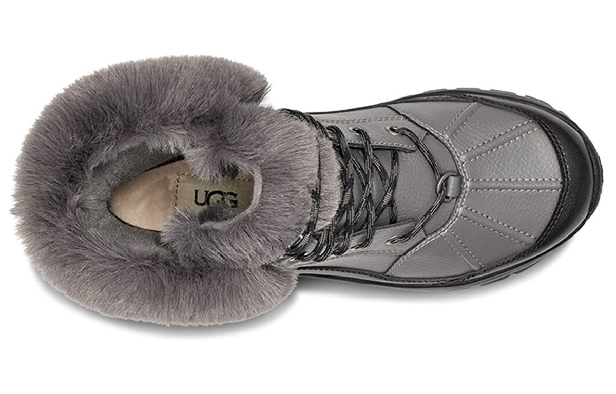 Purchase (W) UGG Yose Fluff But Salji Kelabu Gelap 1112328-DGRY