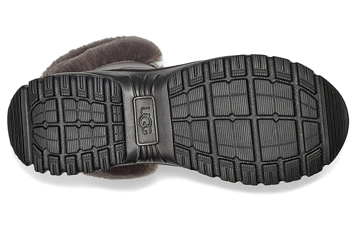Details for (W) UGG Yose Fluff But Salji Kelabu Gelap 1112328-DGRY