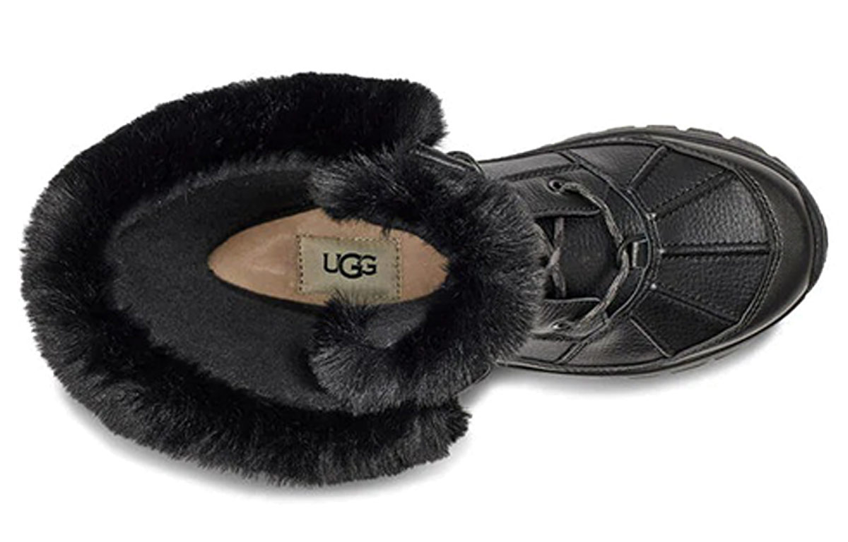 Purchase (W) UGG Yose Tall Fluff But Snow Hitam 1112327-BLK