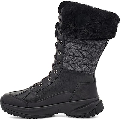 (Women) UGG Yose Tall Quilt Snow Boots Black 1116230-BLK Buy (Women) UGG Yose Tall Quilt Snow Boots Black 1116230-BLK