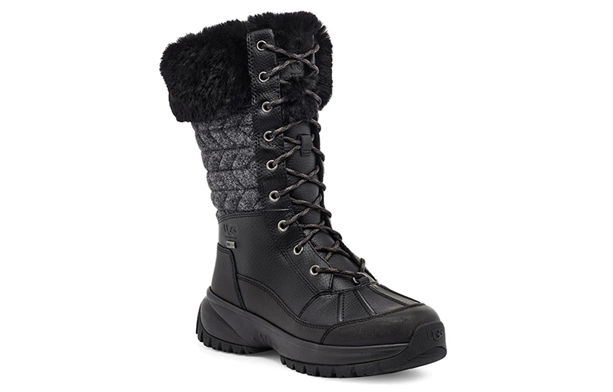 Lookbook (W) UGG Yose Tall Quilt But Salji Hitam 1116230-BLK