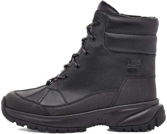 women-ugg-yose-waterproof-black-leather-short-boot-1112330-blk