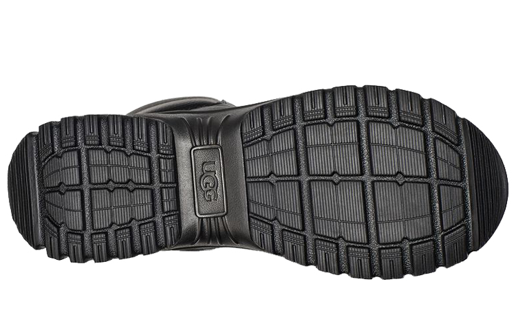 Purchase (W) UGG Yose 防水黑色皮革短靴 1112330-BLK