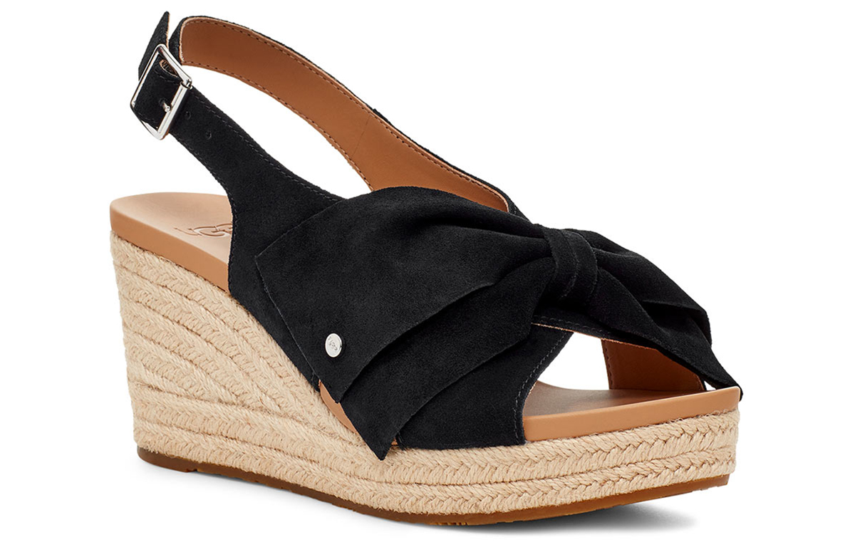 (W) UGG Ysidra Black Sandals 圖 3