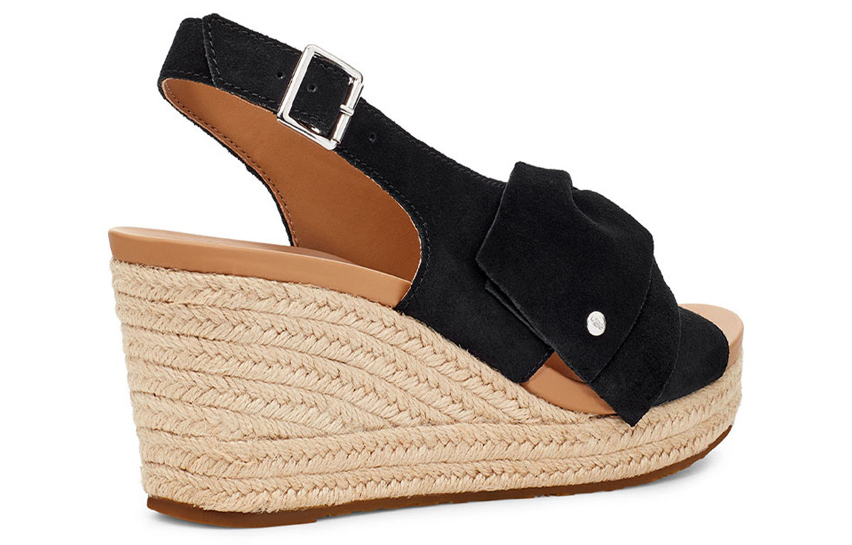 (W) UGG Ysidra Black Sandals 圖 4