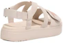 Shop UGG 皮革舒適百搭一字帶涼鞋 女款 米色