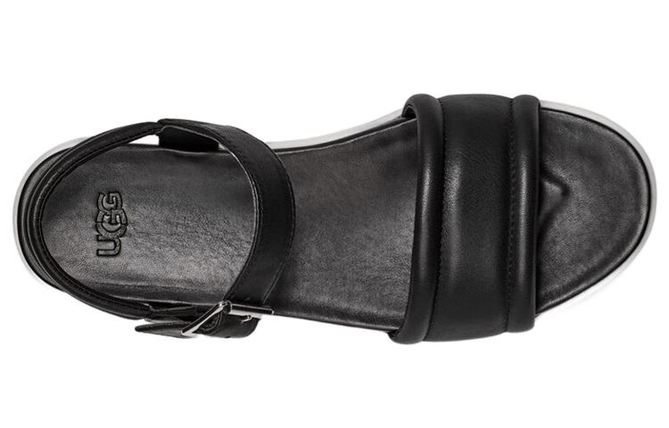 Shop (W) UGG Zayne Leather Nero ''Sandalo Moda e Comfort'' 1129233-BLLE