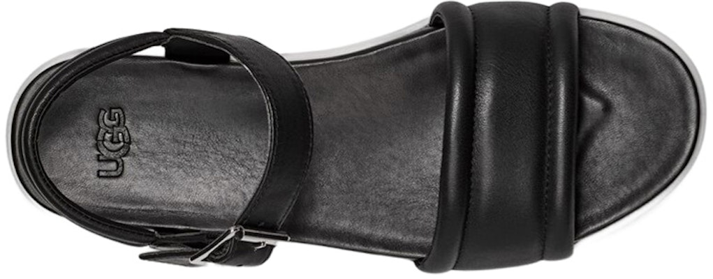 (Women) UGG Zayne Leather Black 'Fashion Comfort Slide' 1129233-BLLE Shop (Women) UGG Zayne Leather Black 'Fashion Comfort Slide' 1129233-BLLE