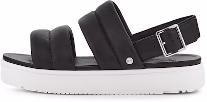 (Women) UGG Zayne Leather Sandal 'Black Platform' 1124997-BLLE (Women) UGG Zayne Leather Sandal 'Black Platform' 1124997-BLLE
