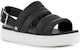 (W) UGG Zayne Sandal Kulit 'Black Platform' 1124997-BLLE