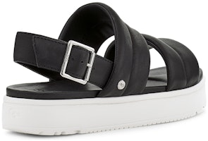 (W) UGG ゼイン レザー サンダル (厚底ブラック) 1124997-BLLE Shop (W) UGG ゼイン レザー サンダル (厚底ブラック) 1124997-BLLE