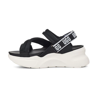 (W) UGG Zimaya Series Sandals 'Black CMFT Fabric'