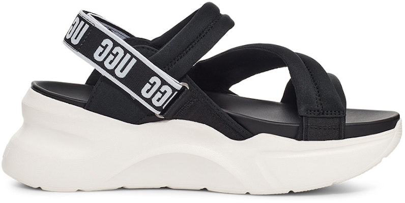 UGG 齊馬亞系列 織物 舒適緩震厚底 涼鞋 女款 黑色 Order UGG 齊馬亞系列 織物 舒適緩震厚底 涼鞋 女款 黑色