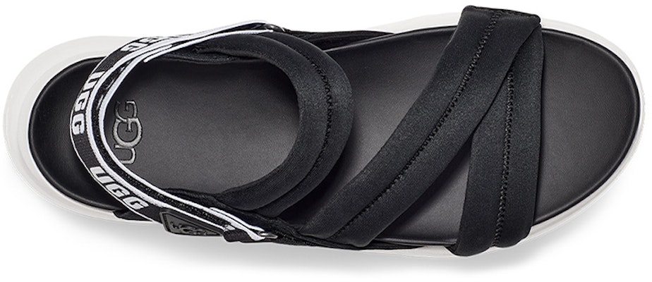 UGG 齊馬亞系列 織物 舒適緩震厚底 涼鞋 女款 黑色 Lookbook UGG 齊馬亞系列 織物 舒適緩震厚底 涼鞋 女款 黑色