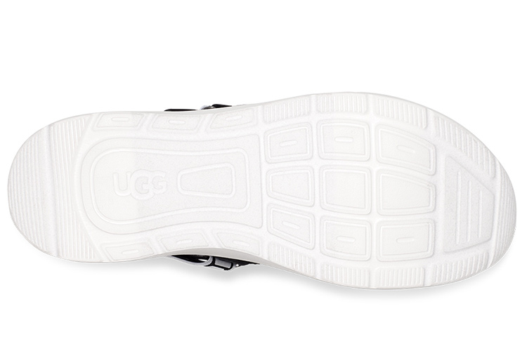 Shop UGG 齊馬亞系列 織物 舒適緩震厚底 涼鞋 女款 黑色