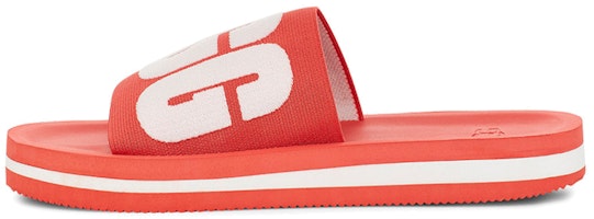 (Women) UGG Zuma Graphic Slipper coral red 1099833-PCRL (Women) UGG Zuma Graphic Slipper coral red 1099833-PCRL