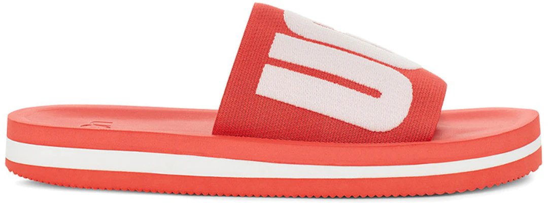 (W) Sandal UGG Zuma Graphic merah coral 1099833-PCRL Order (W) Sandal UGG Zuma Graphic merah coral 1099833-PCRL