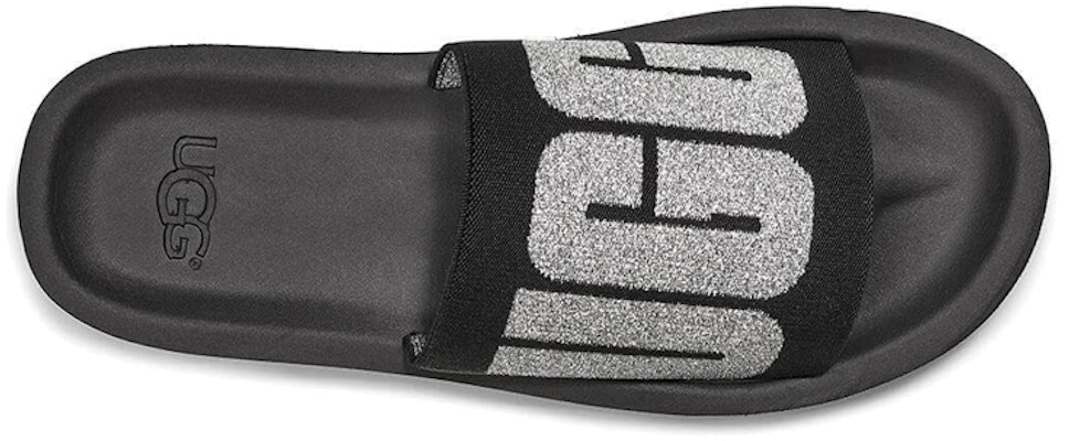 (W) Selipar Grafikal Metalik Hitam UGG Zuma 1101558-BLK Shop (W) Selipar Grafikal Metalik Hitam UGG Zuma 1101558-BLK