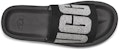 (W) Selipar Grafikal Metalik Hitam UGG Zuma 1101558-BLK