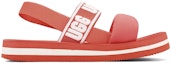 Order (W) Sandal Pantai UGG Zuma Sling Merah Putih 1107893-PCRL