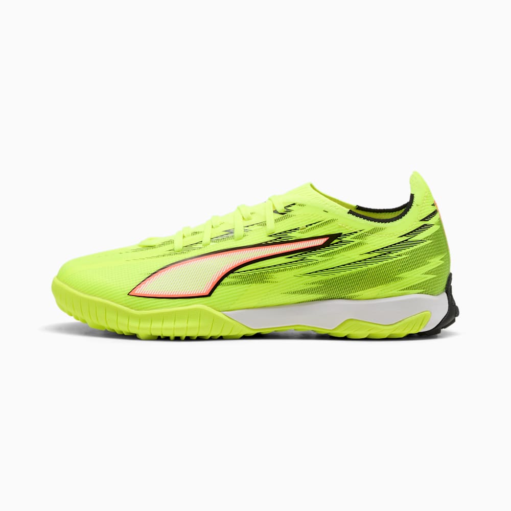 (Women) Ultra 6 Match TT Soccer Shoes Yellow Alert-PUMA Black-Glowing Red-Lime Squeeze 108975-01