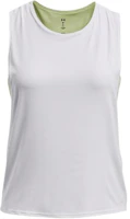 (Women) Under Armour 2-in-1 Training Tank Top White 1369877-100 (Women) Under Armour 2-in-1 Training Tank Top White 1369877-100