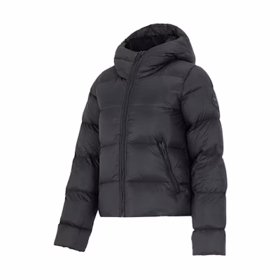(Women) Under Armour Black CGI Down Hooded Short Winter Jacket. 1375442-001