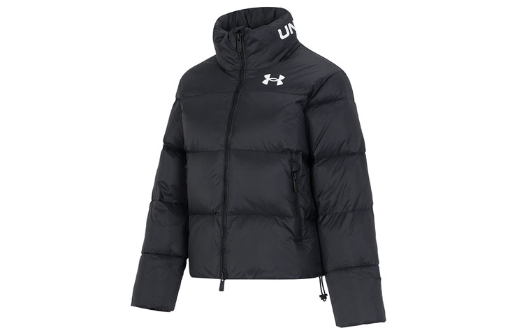 Order (W) Under Armour Jaket Hitam Puffer Down Casual Sportwear 1375455-001