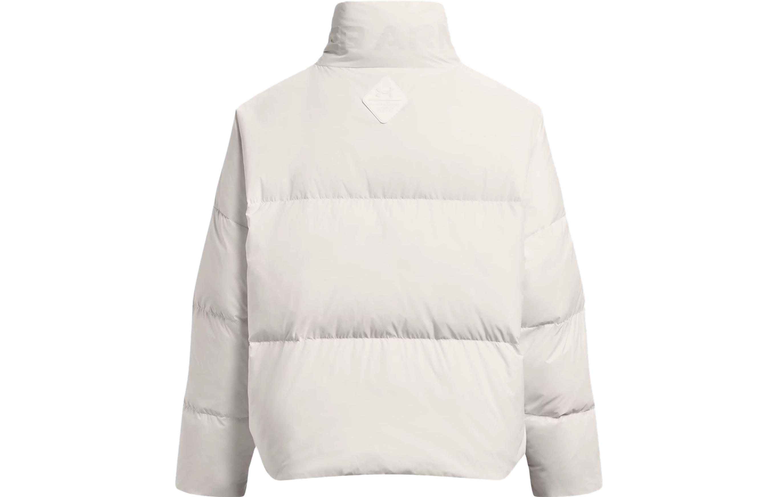 Lookbook (W) Under Armour ColdGear Jaket Mock Neck Warna Polos. 1378858-112