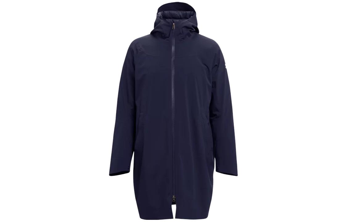 Order (Women) Under Armour  Navy Blue Logo Hooded 3-in-1 Down Jacket. 1365073-410