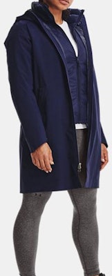 (Women) Under Armour Navy Blue Logo Hooded 3-in-1 Down Jacket. 1365073-410 Purchase (Women) Under Armour Navy Blue Logo Hooded 3-in-1 Down Jacket. 1365073-410