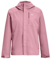 (Women) Under Armour Pink 3-in-1 Waterproof Training Jacket with Hoodie 1371593-697 (Women) Under Armour Pink 3-in-1 Waterproof Training Jacket with Hoodie 1371593-697
