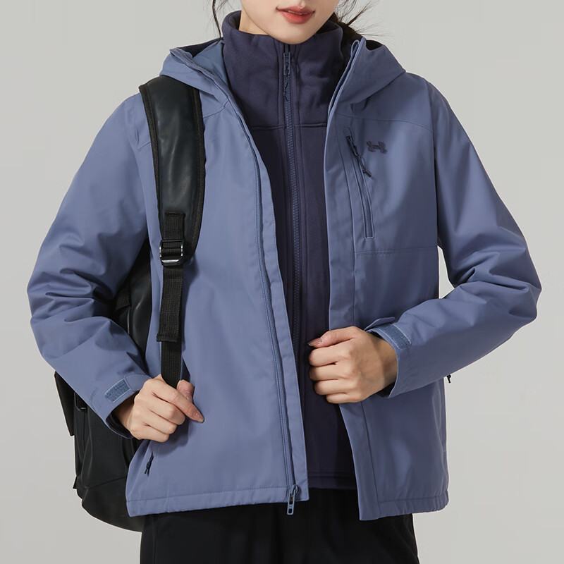 (Women) Under Armour  Solid 3-in-1 Training Jacket Blue 1371593-767 圖 4