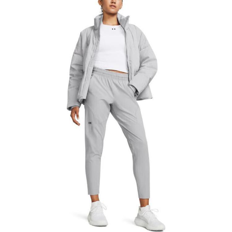 Shop (W) Under Armour Jaket Pendek Puffer Latihan Kelabu Lelaki. 1378859-014