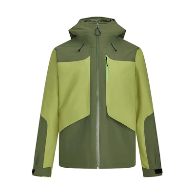 (Women) Under Armour Waterproof Hooded Outdoor Jacket Green 1389313-345