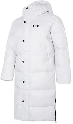 (W) Under Armour Jaket Parka Putih Panjang dengan Logo. 1375454-100 Order (W) Under Armour Jaket Parka Putih Panjang dengan Logo. 1375454-100