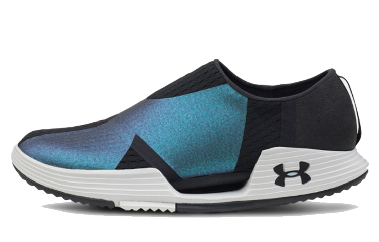 (W) UA AMP Slip-On X2 Reflect 'Black Blue'