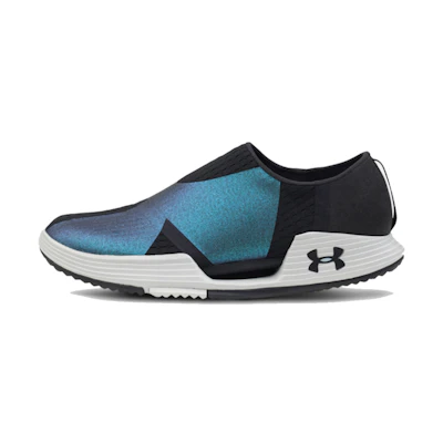 (W) UA AMP Slip-On X2 Reflect 'Black Blue'