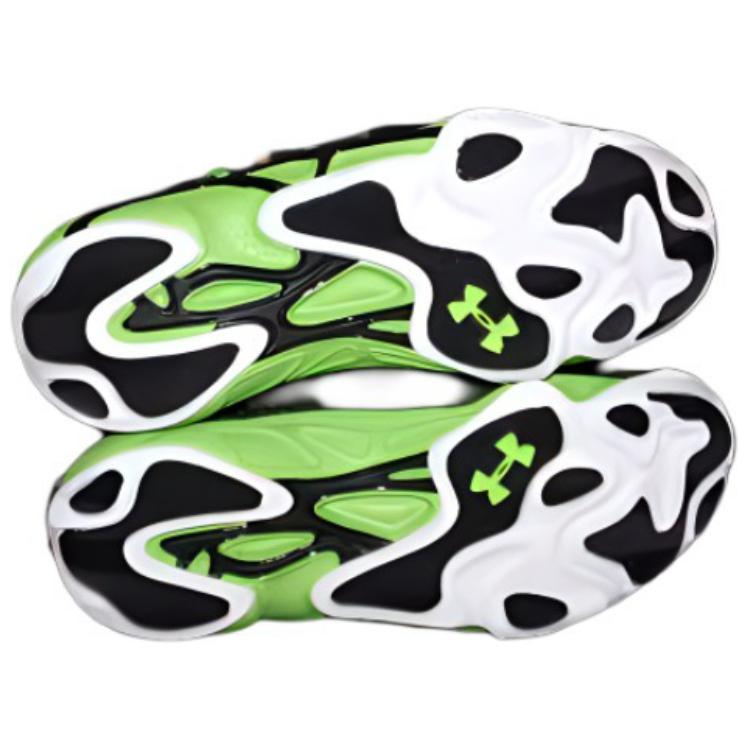 Lookbook (W) UAアナトミックススポーン バスケットシューズ (緑/黒) 1248856-326