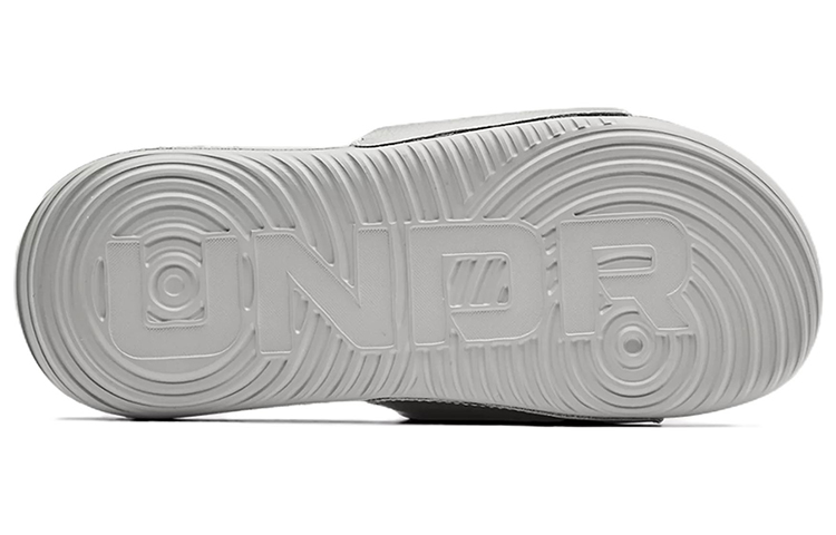 Purchase (W) 언더아머 안사 픽스드 슬라이드 '실버 레드' 3023772-105