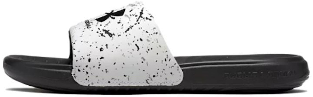 Under Armour Ansa Graphic 休閒運動拖鞋 女款 黑白 Buy Under Armour Ansa Graphic 休閒運動拖鞋 女款 黑白