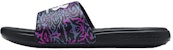(Women) Under Armour Ansa Graphic Slipper Black/Purple 3024436-004