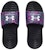 (Women) Under Armour Ansa Graphic Slipper Black/Purple 3024436-004