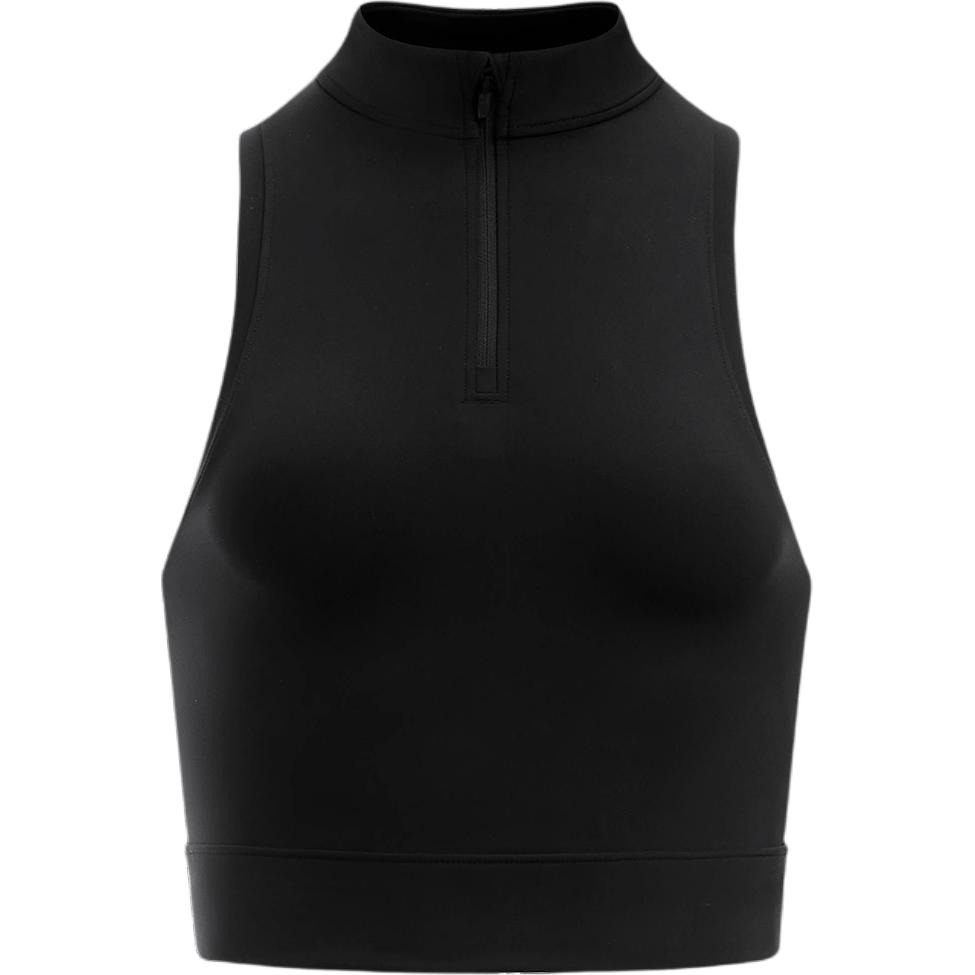 (Women) Under Armour Anywhere Run Black Sleeveless Mock Neck Pullover Tank. 1386344-001