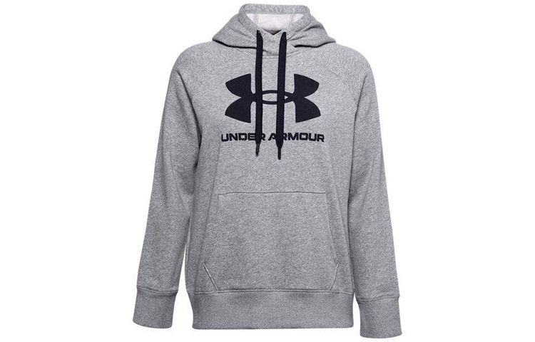 (Women) Under Armour Big Logo Graphic Training Hoodie - Grey 1356318-035