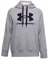 (Women) Under Armour Big Logo Graphic Training Hoodie - Grey 1356318-035 (Women) Under Armour Big Logo Graphic Training Hoodie - Grey 1356318-035