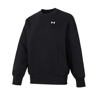 (Women) Under Armour Black Comfort Breathable Training Pullover Hoodie 1387235-001