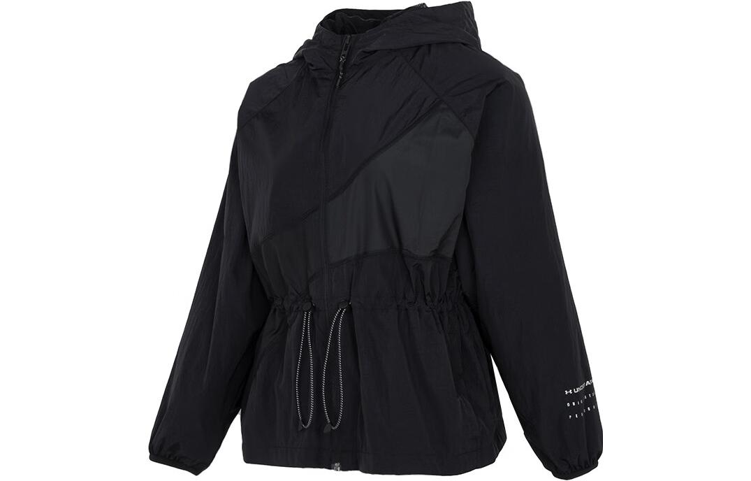 (Women) Under Armour Black Letter Print Hoodie Jacket 1379763-001 圖 2